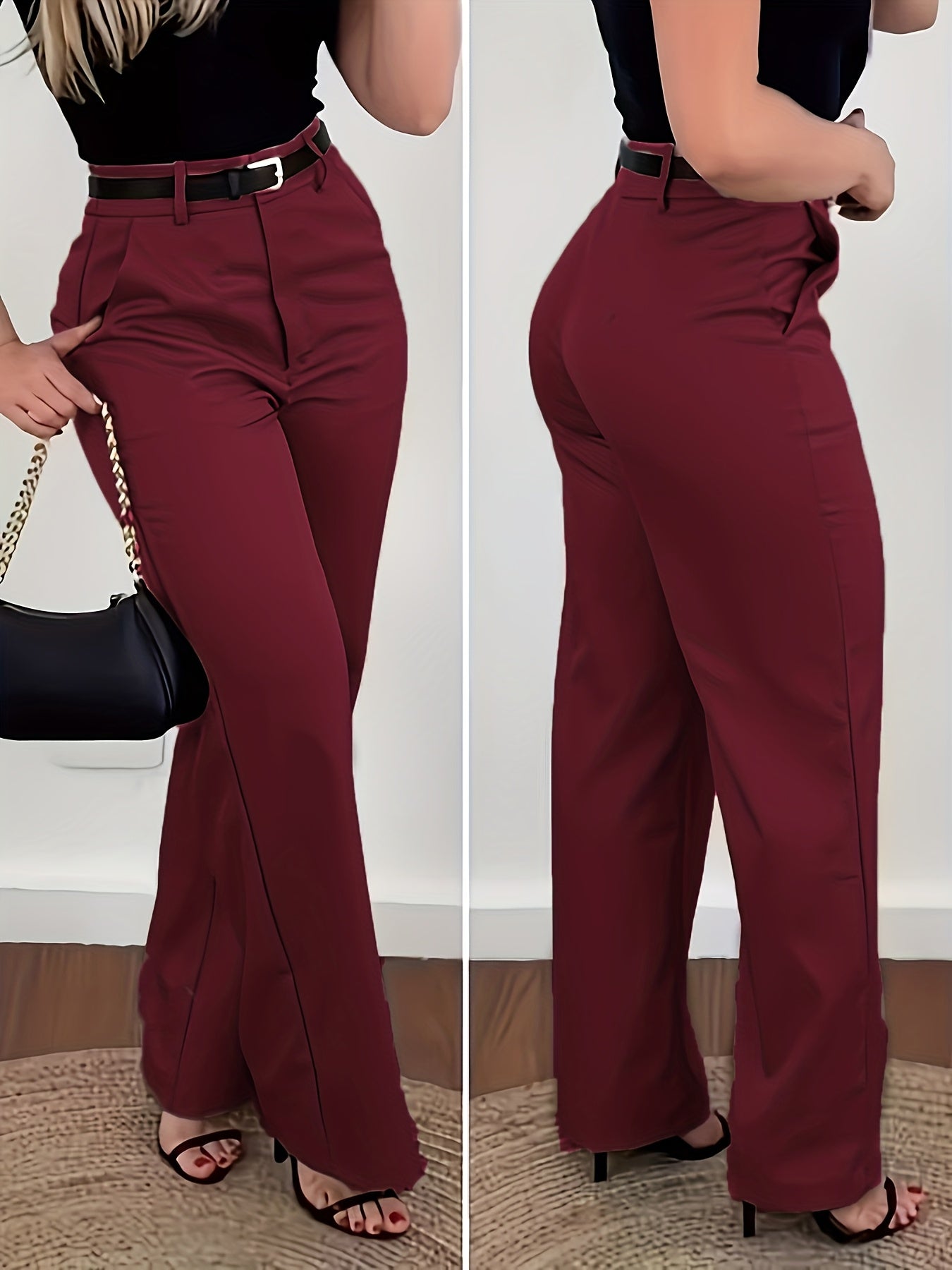 Fashionable Vintage Women'S Suit Pants