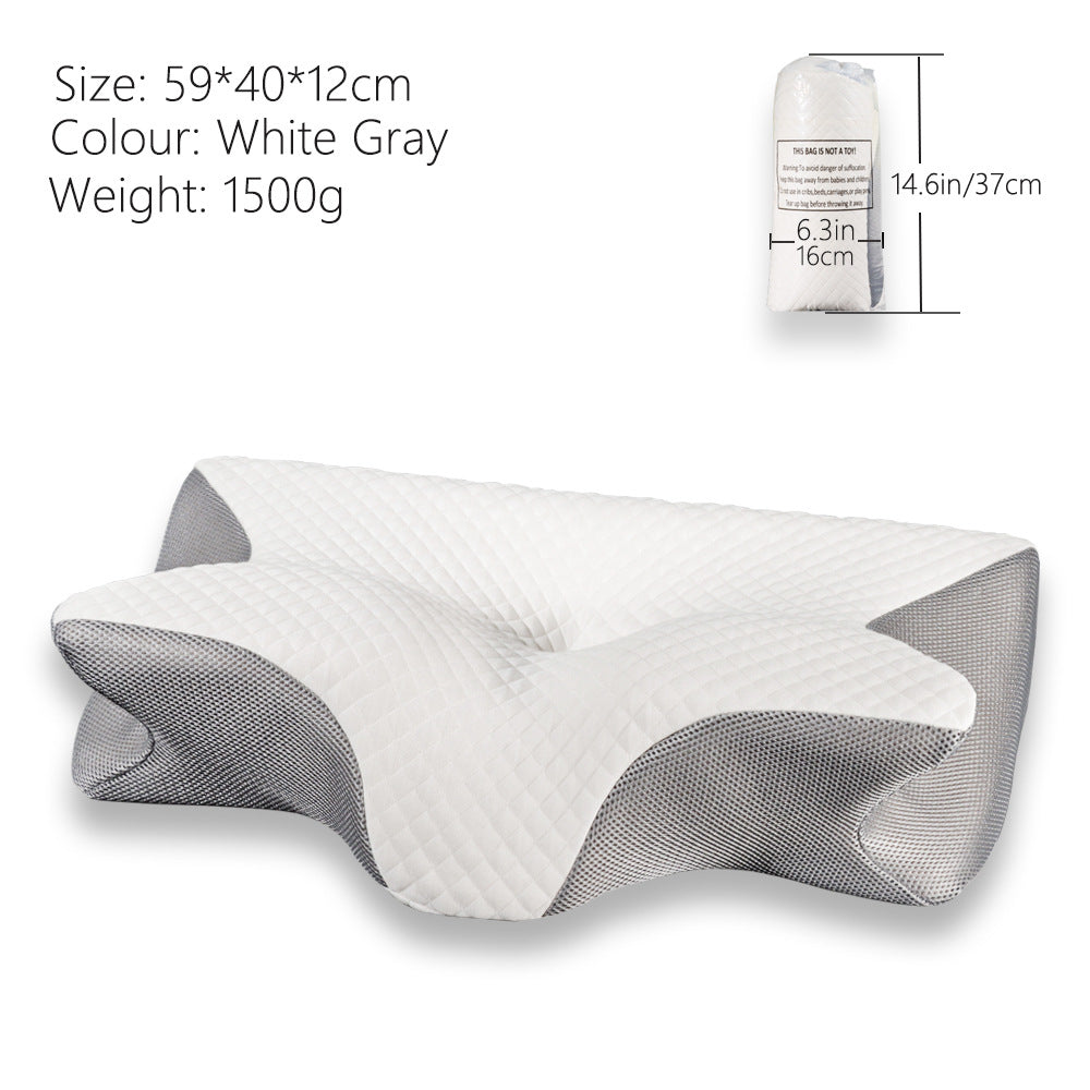 Das SilkWhisper™ Cloud-Contour Nackenstützkissen