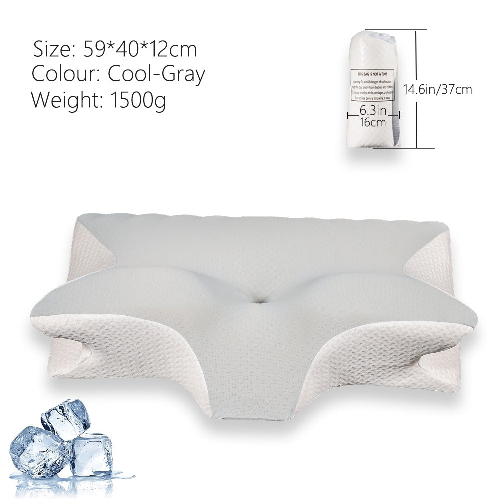 Das SilkWhisper™ Cloud-Contour Nackenstützkissen