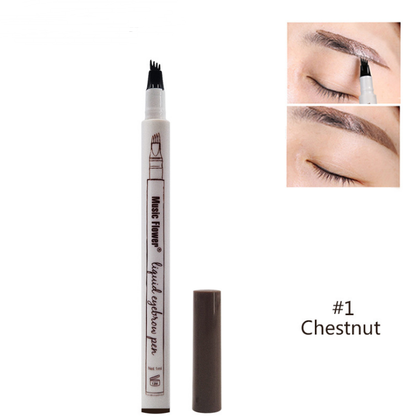 Waterproof Natural Eyebrow Pen: Four-Claw Tint Tattoo Pencil