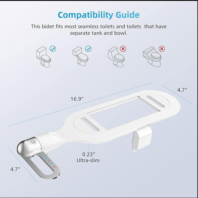 Accessoire bidet pour siège de toilette