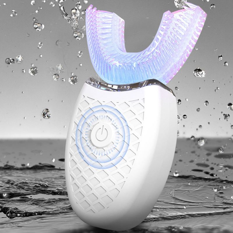Wasserdichte IPX8 U-förmige elektrische Zahnbürste