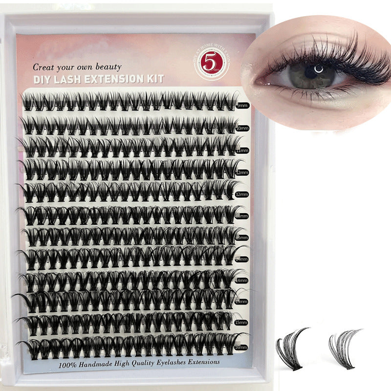 DIY Cluster Lashes Mixed Package False Eyelashes