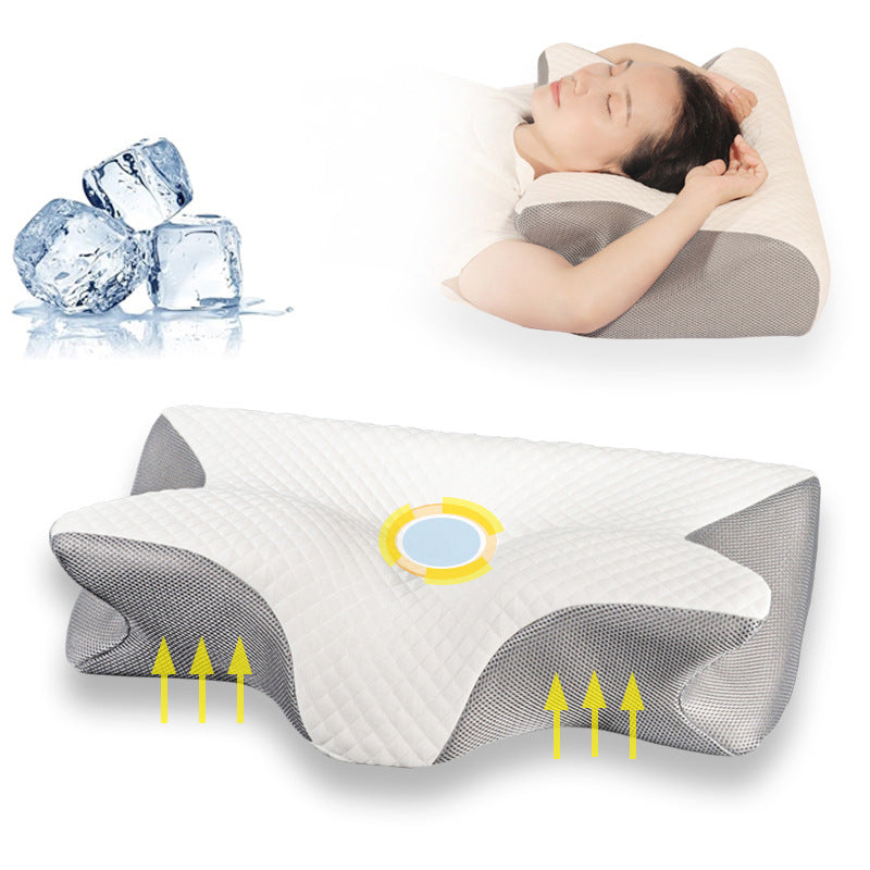 Das SilkWhisper™ Cloud-Contour Nackenstützkissen