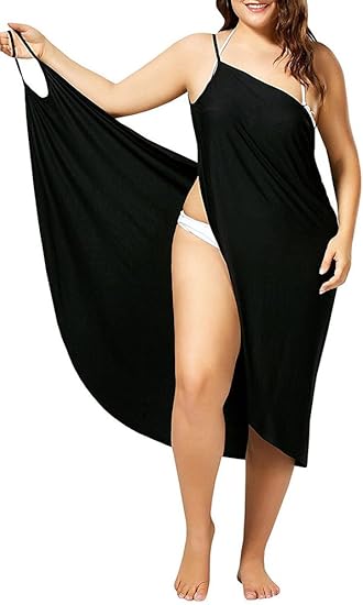 One-Shoulder Spaghetti Strap Beach Wrap