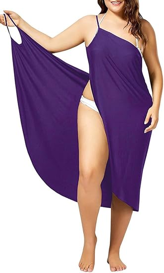 One-Shoulder Spaghetti Strap Beach Wrap