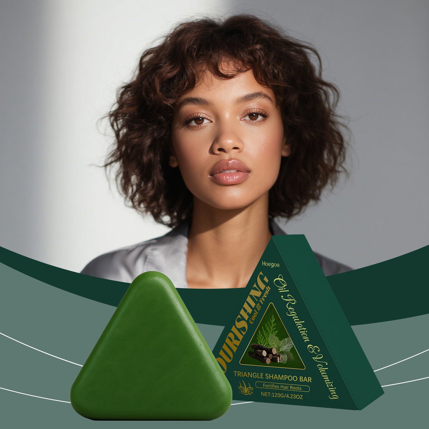 Shampoing nourrissant aux herbes pour les cheveux
