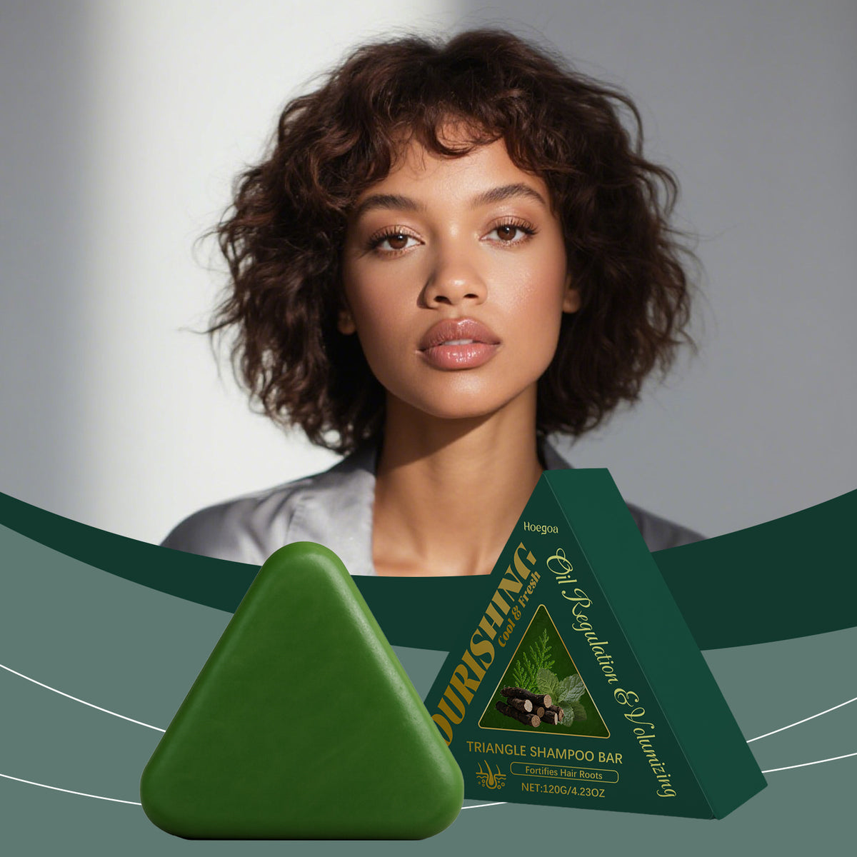 Shampoing nourrissant aux herbes pour les cheveux