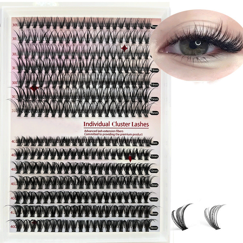 DIY Cluster Lashes Mischpackung künstliche Wimpern