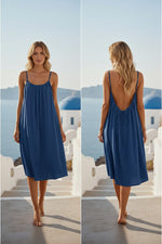 Backless Spaghetti Strap Dress