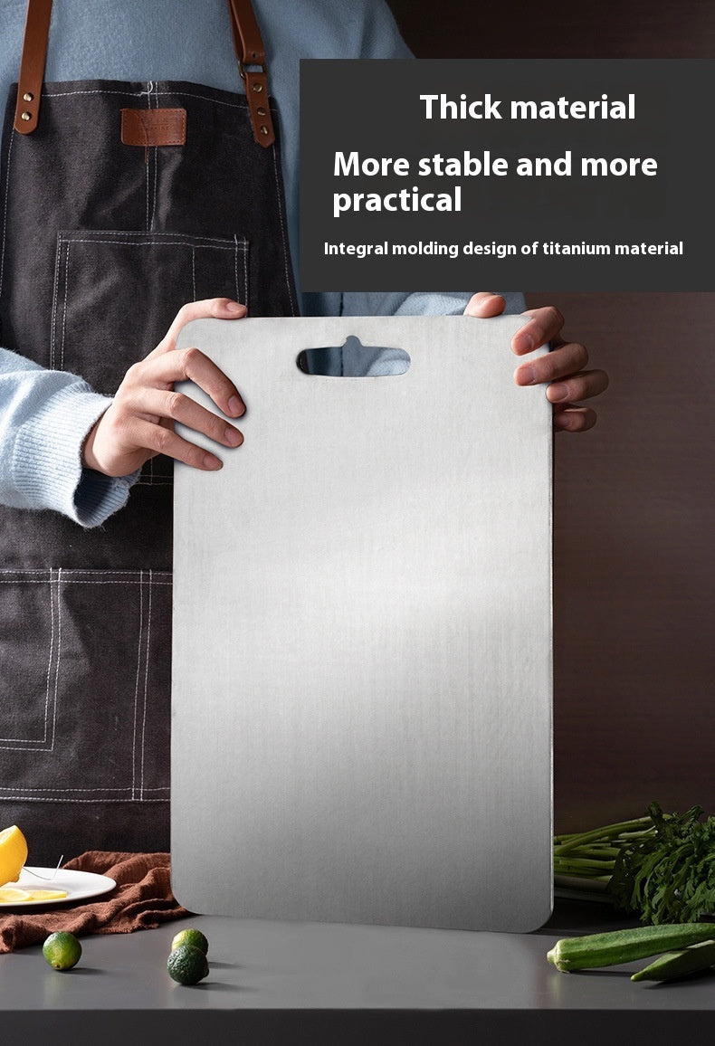 Pure Titanium Thickened Outdoor Camping Portable Cutting Board