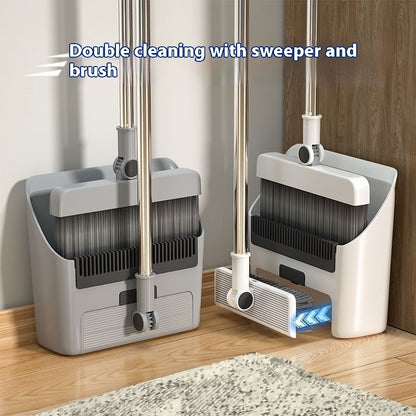 3-in-1 Haushaltsbesen mit Kehrschaufel