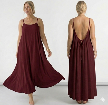 Rückenfreies Trägerkleid