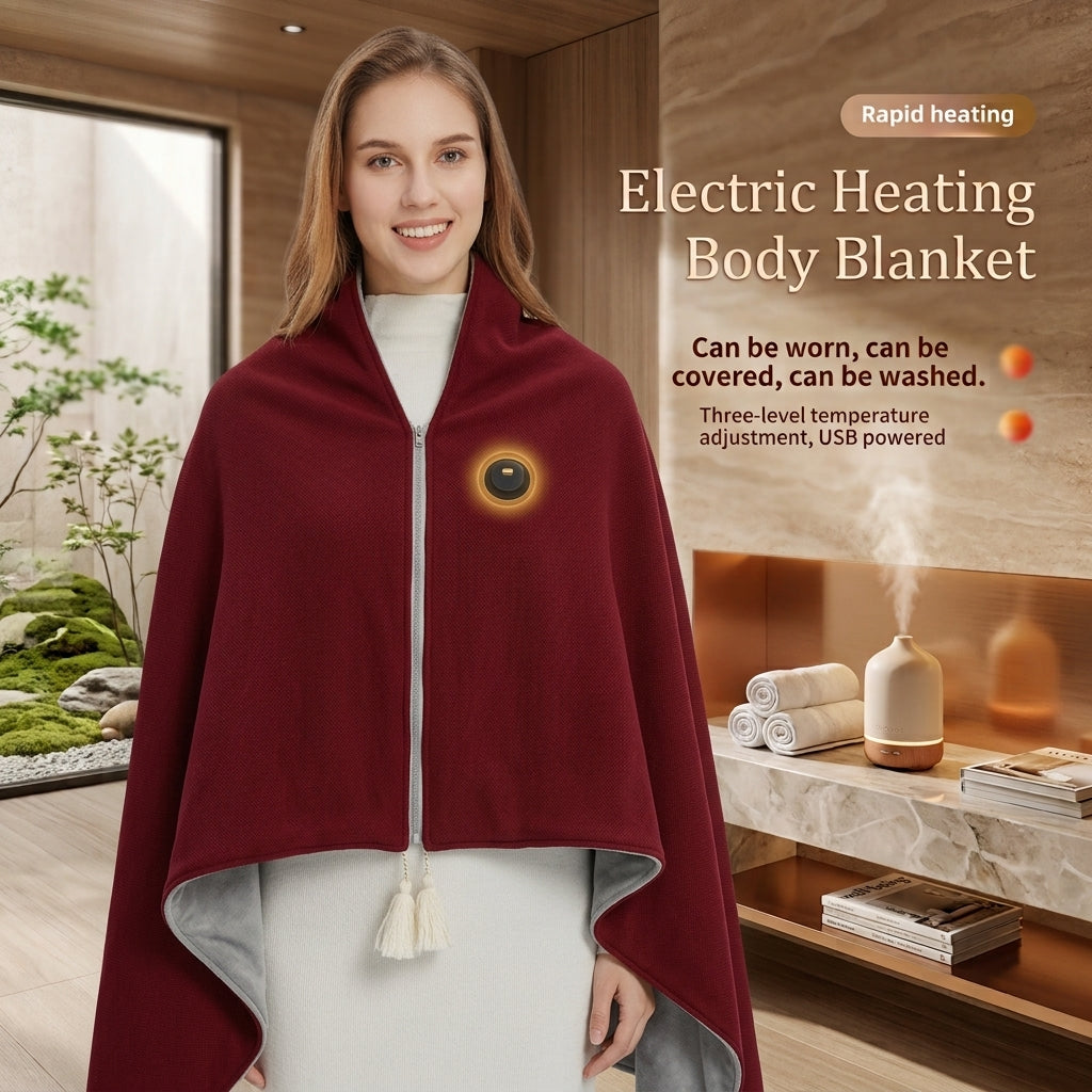 SilkWhisper™ Heated Wearable Blanket