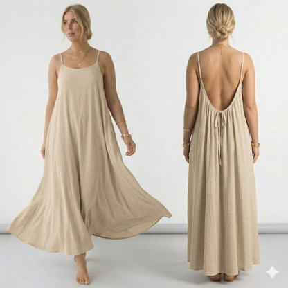 Rückenfreies Trägerkleid