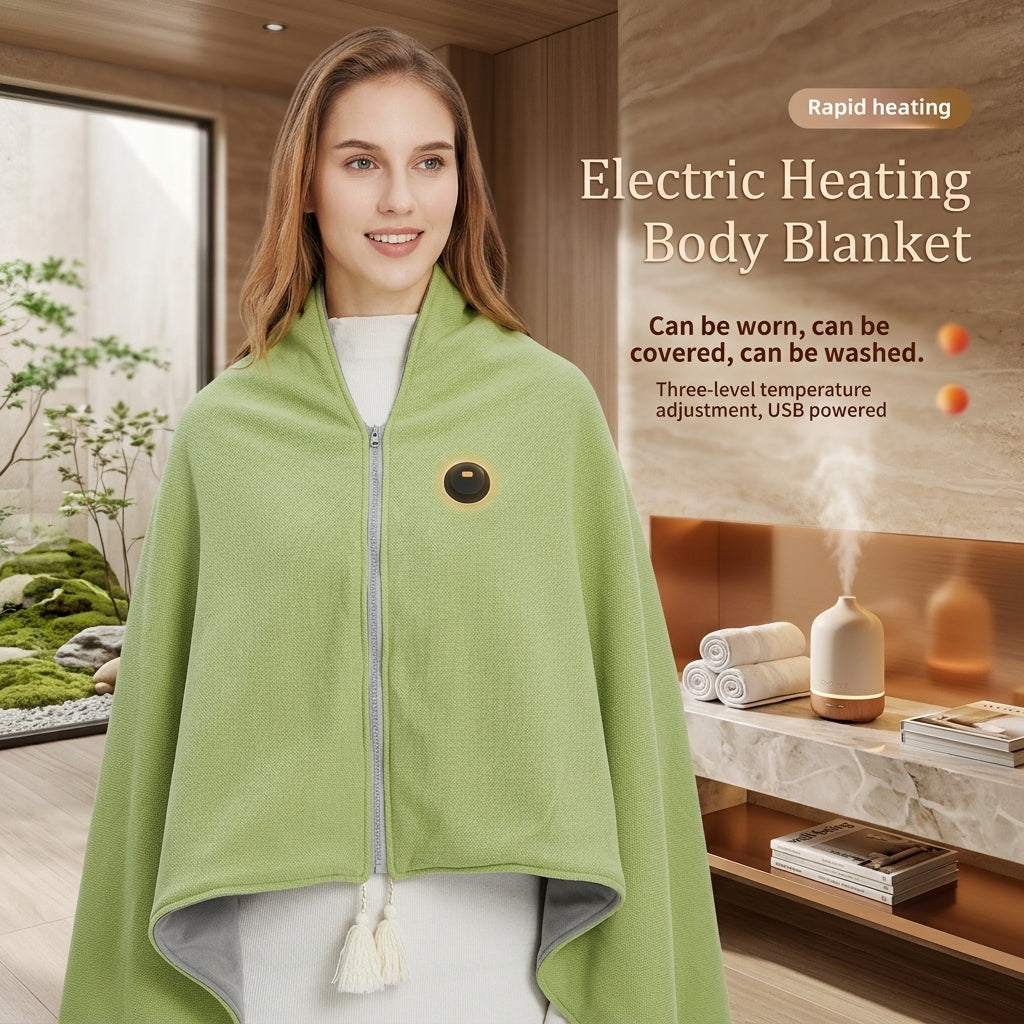 SilkWhisper™ Heated Wearable Blanket
