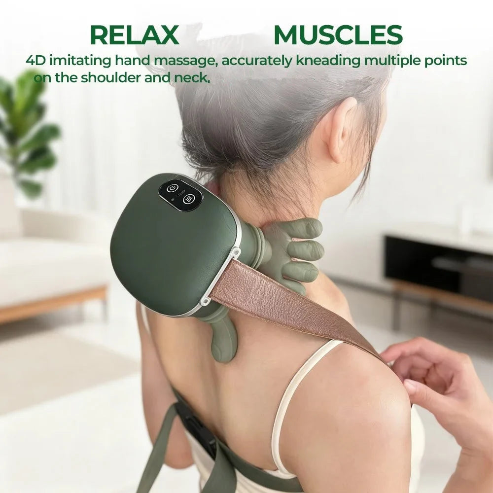Appareil de massage des trapèzes, des épaules et du cou, pour la colonne cervicale