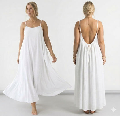 Rückenfreies Trägerkleid