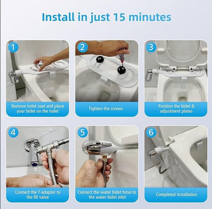 Accessoire bidet pour siège de toilette