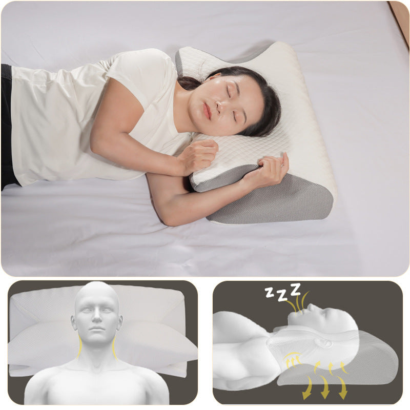 Das SilkWhisper™ Cloud-Contour Nackenstützkissen