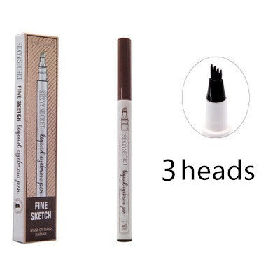 Waterproof Natural Eyebrow Pen: Four-Claw Tint Tattoo Pencil