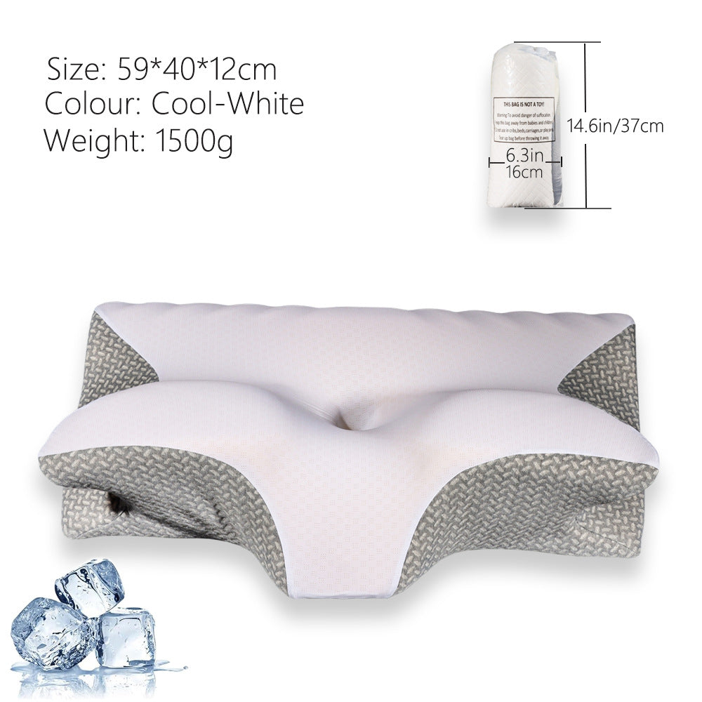 Das SilkWhisper™ Cloud-Contour Nackenstützkissen