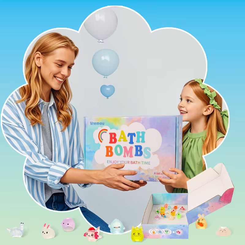 Hidden Toy Bath Bomb Set