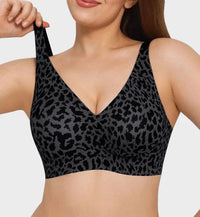 Black leopard print